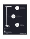 MA-82584-02,Lampa LED de podea, MAUL Javal - alba