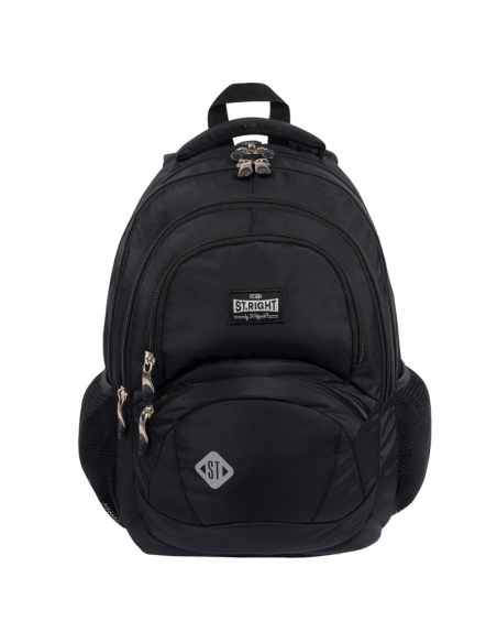 Ghiozdan St.Majewski St.Right Black, 4 compartimente, 2 buzunare, negru, BP05 / 619076