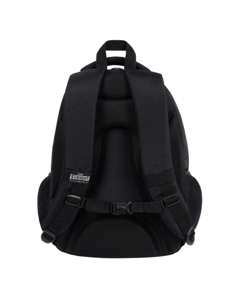 Ghiozdan St.Majewski St.Right Black, 4 compartimente, 2 buzunare, negru, BP05 / 619076