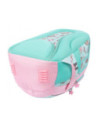 G601,Ghiozdan St.Majewski Pusheen, 40cm, 4 compartimente, verde menta cu roz, BPL58 / 663178
