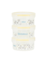 BB-B004306,Badabulle - Set 3 boluri ermetice Maxi 300 ml, pentru pastrarea hranei
