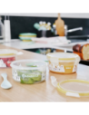 BB-B004306,Badabulle - Set 3 boluri ermetice Maxi 300 ml, pentru pastrarea hranei