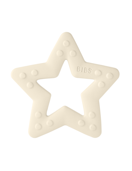 BB-3000216,BIBS- Jucarie de dentitie in forma de steluta, Ivory