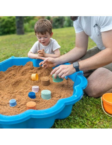 BB-B017026,Badabulle - Set 7 jucarii stivuibile pentru baie