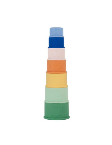 BB-B017026,Badabulle - Set 7 jucarii stivuibile pentru baie