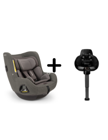 BB-CS14910TNDGLSET,Nuna - Set Scaun auto rotativ i-Size TODL next Thunder, 40-105 cm + Baza isofix BASE next i-Size pentru TODL 
