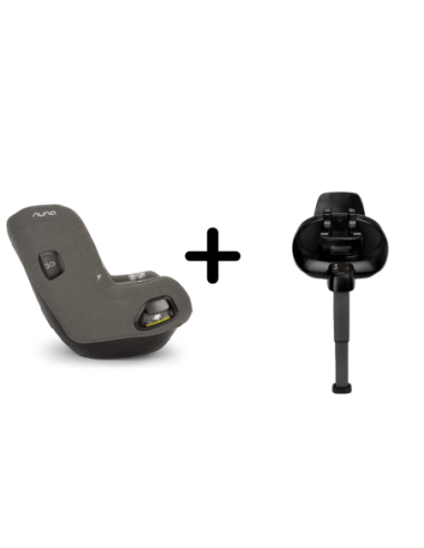 BB-CS14910TNDGLSET,Nuna - Set Scaun auto rotativ i-Size TODL next Thunder, 40-105 cm + Baza isofix BASE next i-Size pentru TODL 