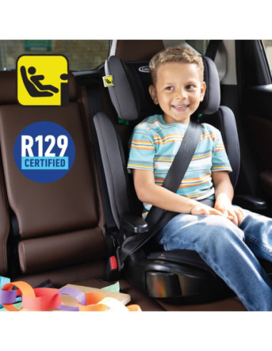 BB-8CT899IROEU,Graco - Scaun auto Junior Maxi Iron,100-150 cm, certificat R129