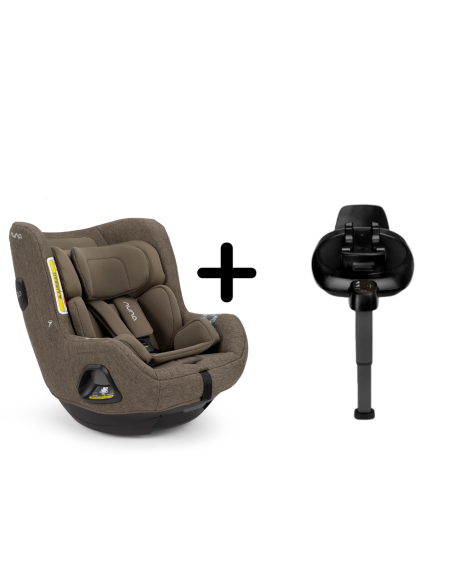 BB-CS14910PITGLSET,Nuna - Set Scaun auto rotativ i-Size TODL next Pistachio, 40-105 cm + Baza isofix BASE next i-Size pentru TOD