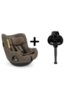 BB-CS14910PITGLSET,Nuna - Set Scaun auto rotativ i-Size TODL next Pistachio, 40-105 cm + Baza isofix BASE next i-Size pentru TOD