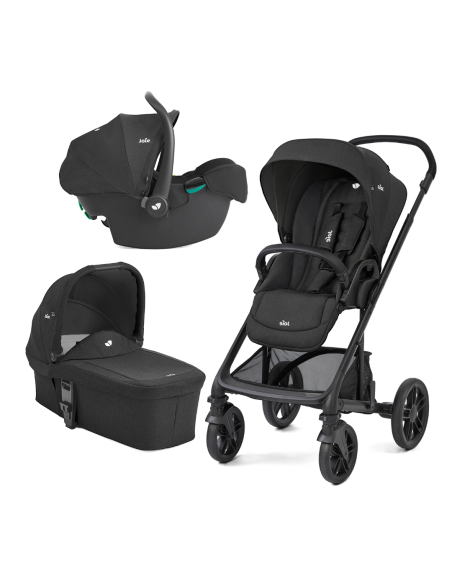 BB-T1201JARVN000,Joie - Carucior pentru copii multifunctional 3 in 1 Chrome 2 Raven (Carucior Chrome 2 Raven + Landou Chrome Rav
