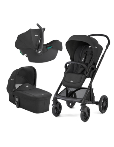 BB-T1201JARVN000,Joie - Carucior pentru copii multifunctional 3 in 1 Chrome 2 Raven (Carucior Chrome 2 Raven + Landou Chrome Rav