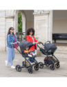 BB-T1201JARVN000,Joie - Carucior pentru copii multifunctional 3 in 1 Chrome 2 Raven (Carucior Chrome 2 Raven + Landou Chrome Rav