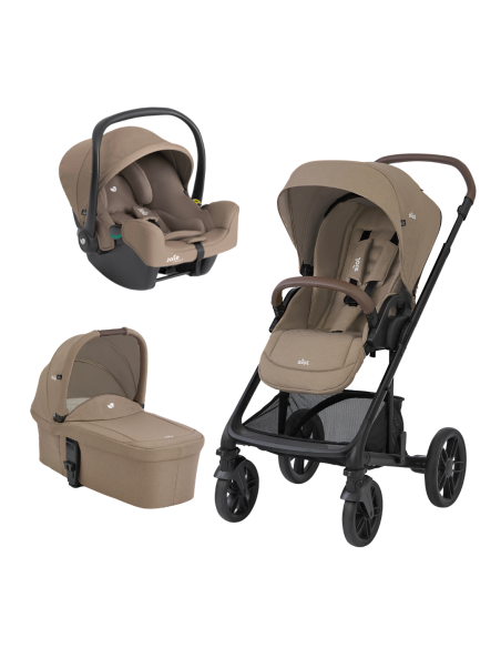 BB-T1201JACSW000,Joie - Carucior pentru copii multifunctional 3 in 1 Chrome 2 Cashew (Carucior Chrome 2 Cashew + Landou Chrome C