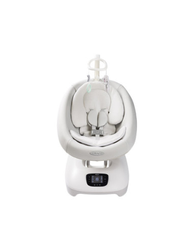 BB-1AU999RRIEU,Graco - Leagan electric Eluma Sway cu tehnologie inteligenta de detectare a plansului, pentru bebelusi, alb Rori