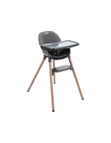 BB-3AJ999CHCEU,Graco - Scaun de masa 3 in 1 Presti, Charcoal