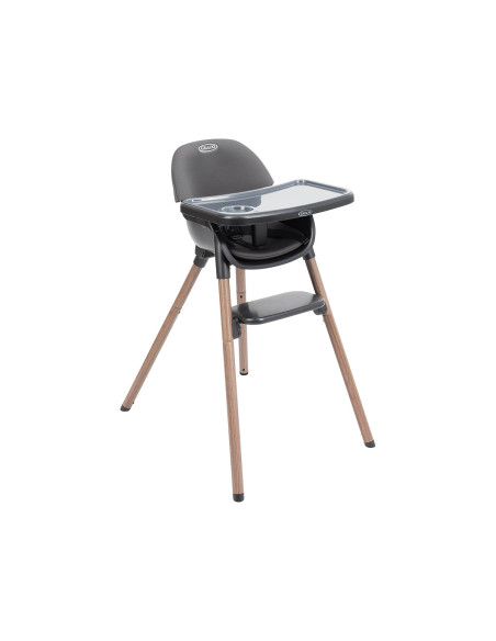 BB-3AJ999CHCEU,Graco - Scaun de masa 3 in 1 Presti, Charcoal