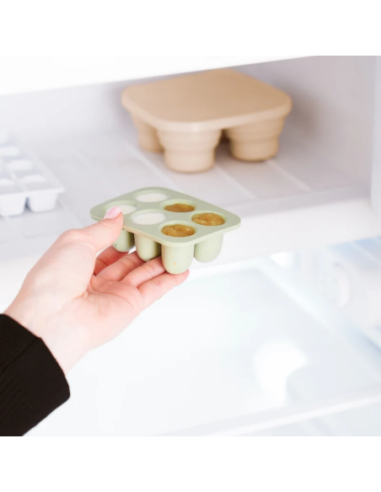 BB-A004411,Babymoov - Set recipiente din silicon si feeder pentru bebelusi