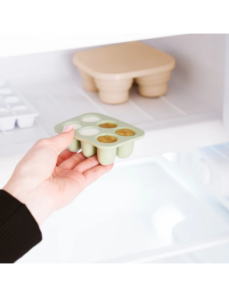 BB-A004411,Babymoov - Set recipiente din silicon si feeder pentru bebelusi