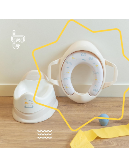 BB-B027010,Badabulle - Reductor WC cu manere, Pescarus