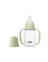 BB-50211250,BIBS - Set biberon tip Sippy Cup PP 150 ml cu cioc din silicon și sistem antipicurare, Sage