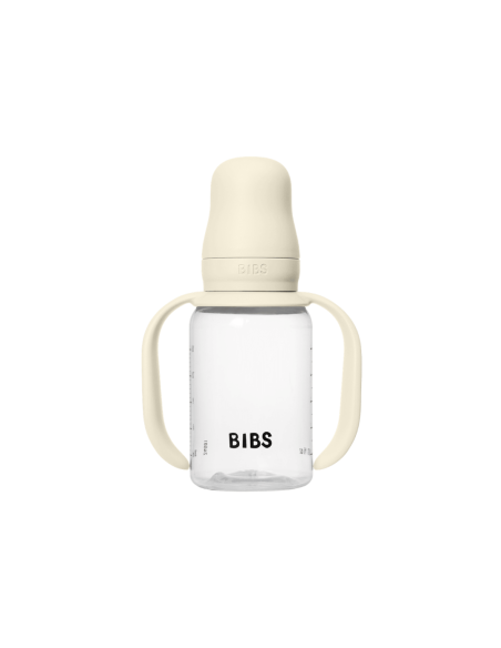 BB-50211216,BIBS - Set biberon tip Sippy Cup PP 150 ml cu cioc din silicon și sistem antipicurare, Ivory