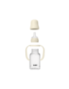 BB-50211216,BIBS - Set biberon tip Sippy Cup PP 150 ml cu cioc din silicon și sistem antipicurare, Ivory