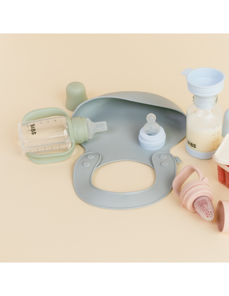 BB-50211216,BIBS - Set biberon tip Sippy Cup PP 150 ml cu cioc din silicon și sistem antipicurare, Ivory