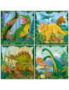 RVSPC04003,Ravensburger - Puzzle Up dinozauri 4 puzzle 25 36 42 56 piese