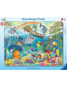 RVSPC04156,Ravensburger - Puzzle tip rama prietenii din ocean 48 piese
