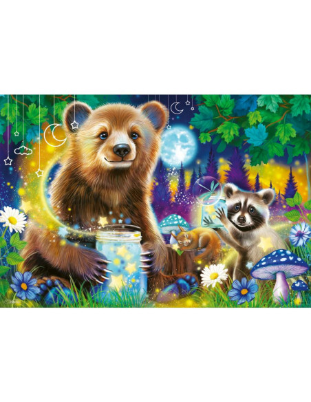 RVSPC04160,Ravensburger - Puzzle prietenii dragalasi ai padurii 2x24 piese