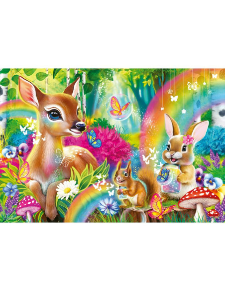 RVSPC04160,Ravensburger - Puzzle prietenii dragalasi ai padurii 2x24 piese