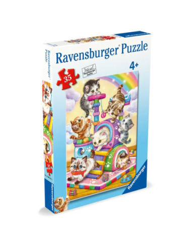 RVSPC04071,Ravensburger - Puzzle pisicute la joaca 35 piese
