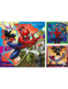 RVSPC04115,Ravensburger - Puzzle Marvel Spiderman 3x49 piese