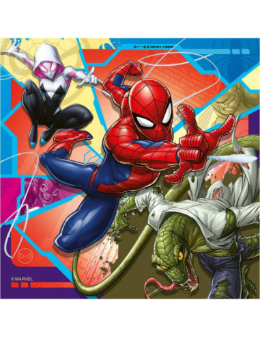 RVSPC04115,Ravensburger - Puzzle Marvel Spiderman 3x49 piese