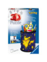 RVS3D11257,Ravensburger - Puzzle 3D suport pixuri Pokemon 54 piese