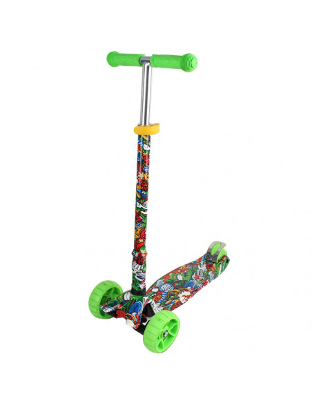 Trotineta Chipolino Croxer Evo green grafitti,DSCRE0206GG