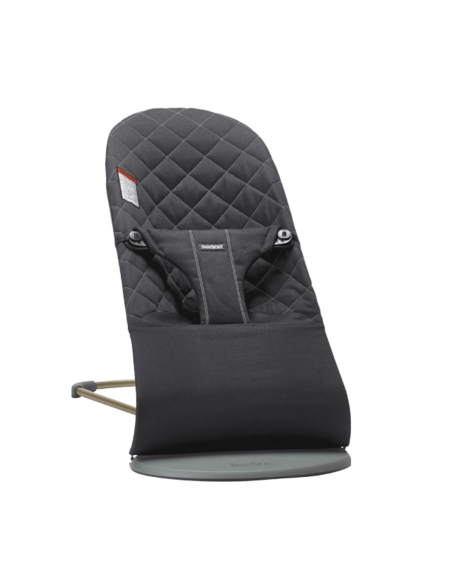 BS-006116A,BabyBjorn - Balansoar Bliss Black din tesatura matlasata cu aspect Clasic