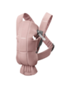 BS-021114E1,BabyBjorn - Marsupiu anatomic Mini, cu pozitii multiple de purtare, Dusty Pink, Tesatura