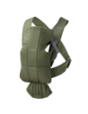 BS-021040E1,BabyBjorn - Marsupiu anatomic Mini, cu pozitii multiple de purtare, Dark Green, Tesatura