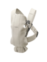 BS-021087E1,BabyBjorn - Marsupiu anatomic Mini, cu pozitii multiple de purtare, Light Beige, 3D Jersey