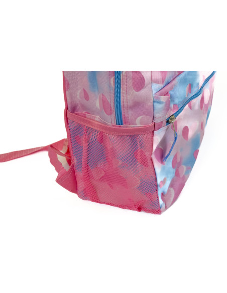 PL026,Ghiozdan scoala Strigo PL026, 44 x 34 x 26 cm, Inimi roz