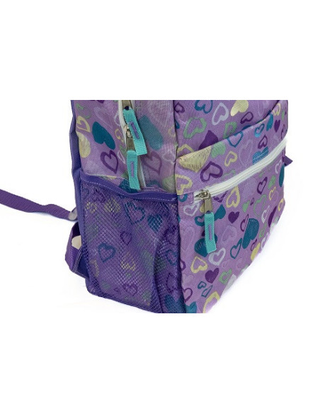 PL025,Ghiozdan scoala Strigo PL025, 44 x 34 x 26 cm, Inimi mov