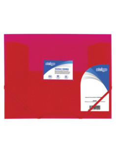 Mapa plastic cu elastic A4 Strigo SF028, Roz 2