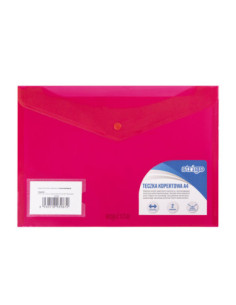 SF006,Mapa Strigo plic cu capsa si doua buzunare A4 roz SF006