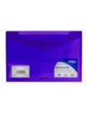 SF020,Mapa plic cu capsa, doua buzunare Strigo, A4+, mov SF020