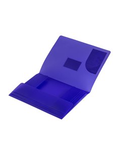 Mapa plastic cu elastic A4 Strigo SF027, Mov