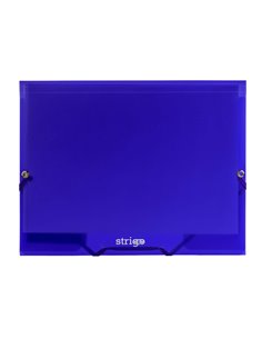 Mapa plastic cu elastic A4 Strigo SF027, Mov 2