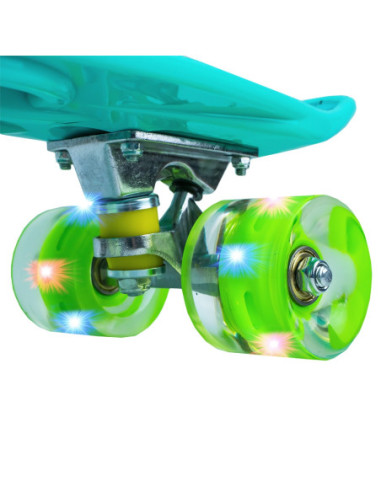 ROB-SL-A2/AS,Placa skateboard cu roti silicon, led