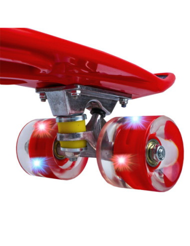 ROB-SL-A2/AS,Placa skateboard cu roti silicon, led